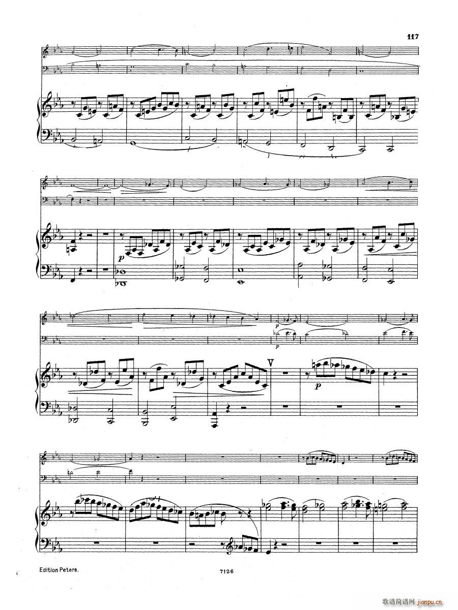 Beethoven op 1 no 3 Piano Trio(钢琴谱)29