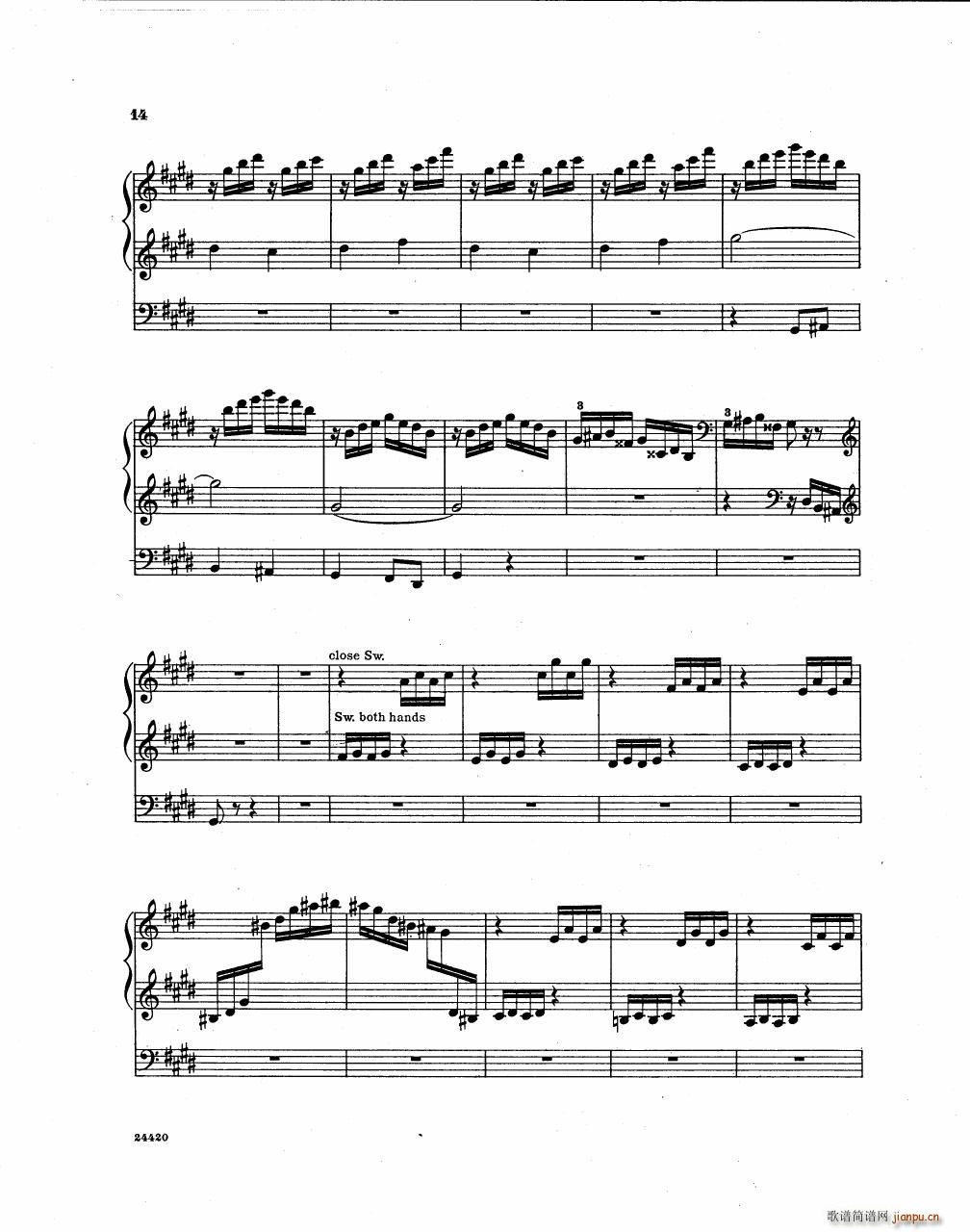 Becker Reme op 43 Sonate 3(钢琴谱)16