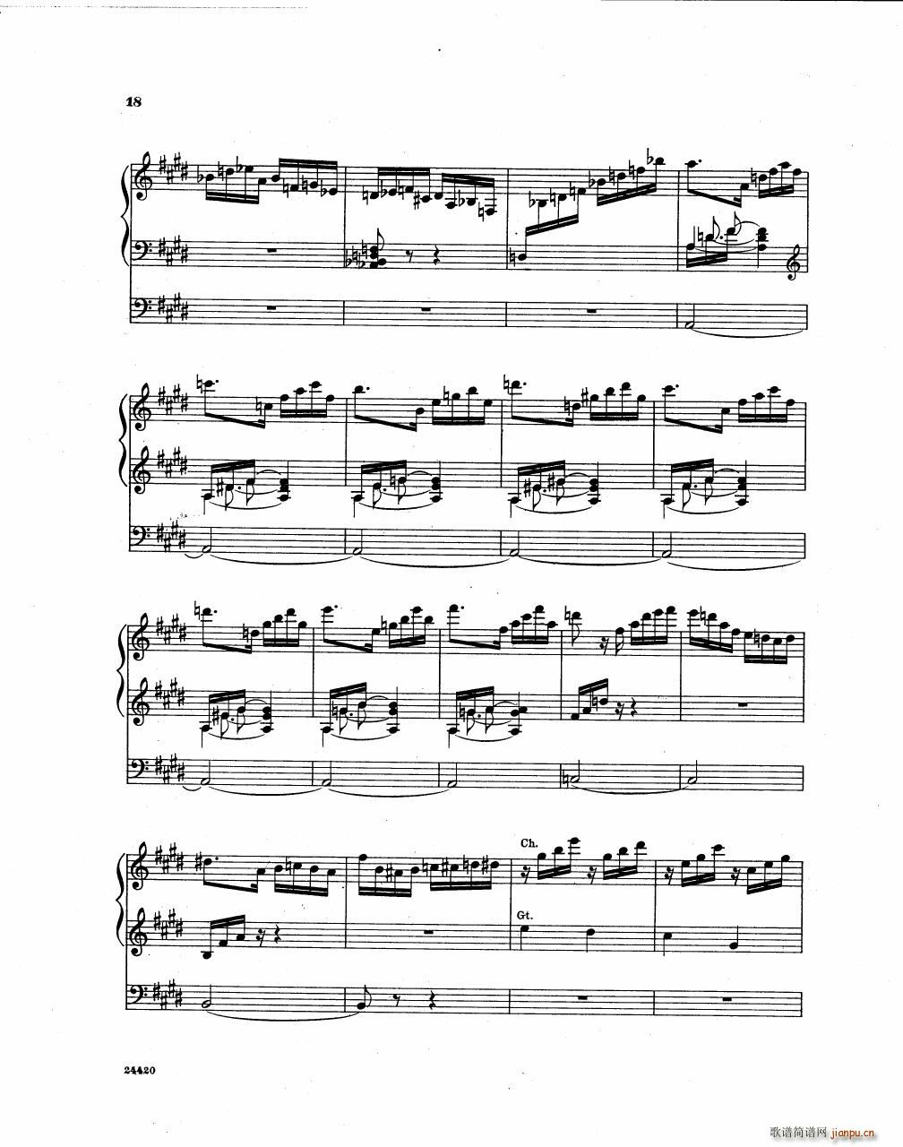 Becker Reme op 43 Sonate 3(钢琴谱)14