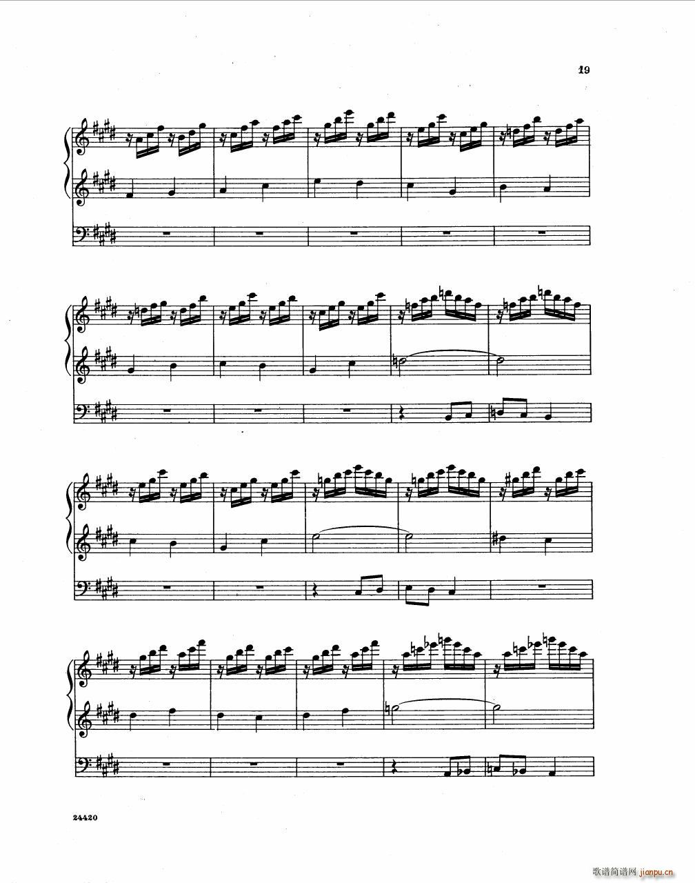 Becker Reme op 43 Sonate 3(钢琴谱)21