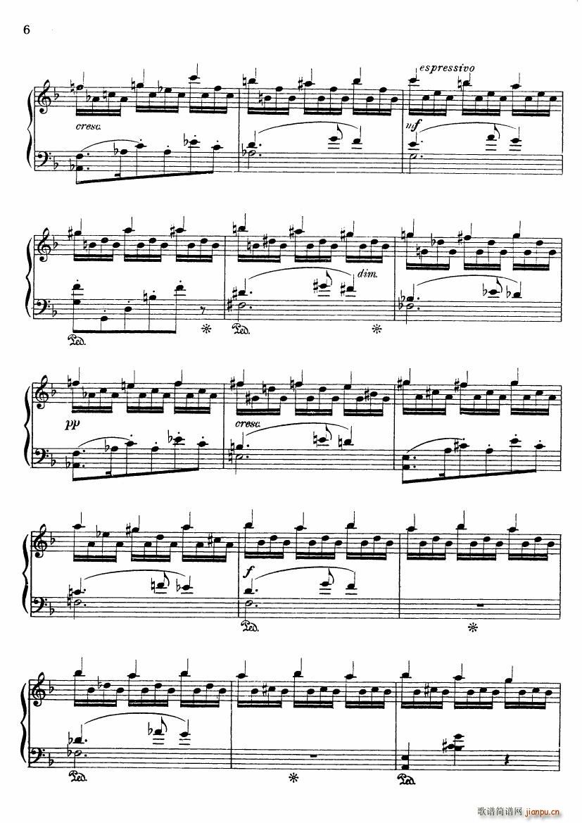 Beach Op 92 No 2 A Hermit Thrush at Morn(钢琴谱)6