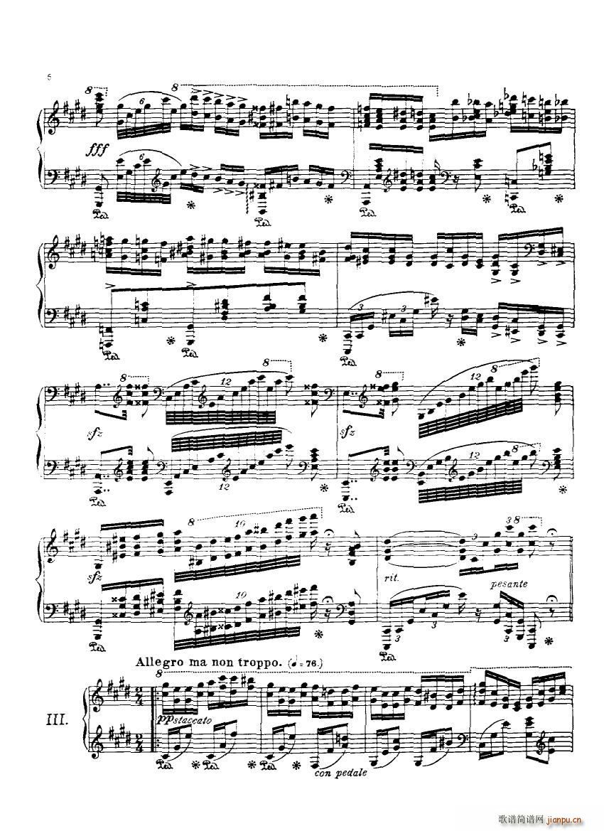 Beach Op 60 Variations on Balkan Themes(钢琴谱)6