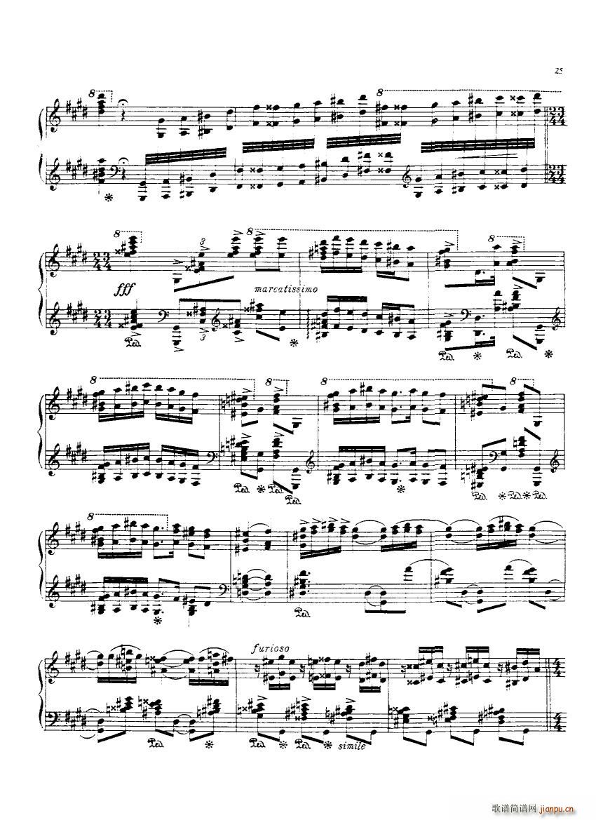 Beach Op 60 Variations on Balkan Themes(钢琴谱)8