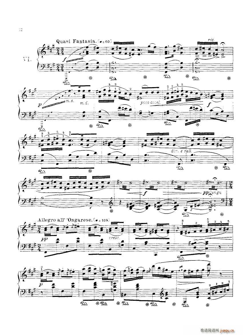 Beach Op 60 Variations on Balkan Themes(钢琴谱)12