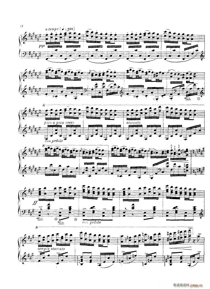 Beach Op 60 Variations on Balkan Themes(钢琴谱)14