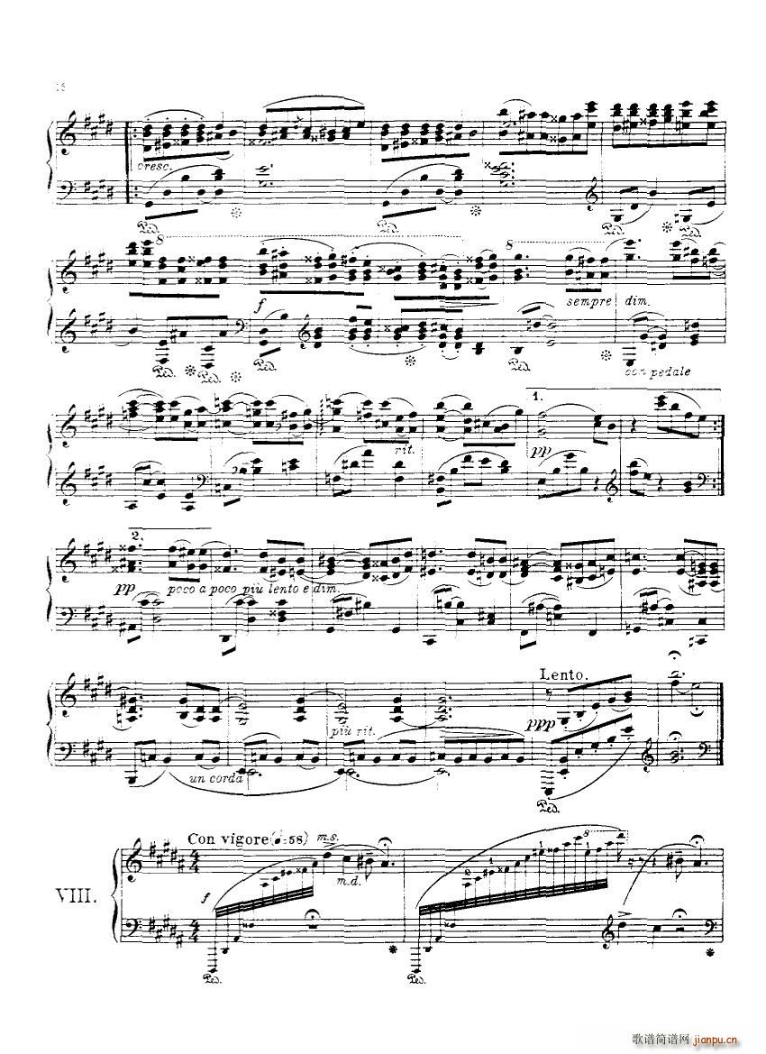 Beach Op 60 Variations on Balkan Themes(钢琴谱)16