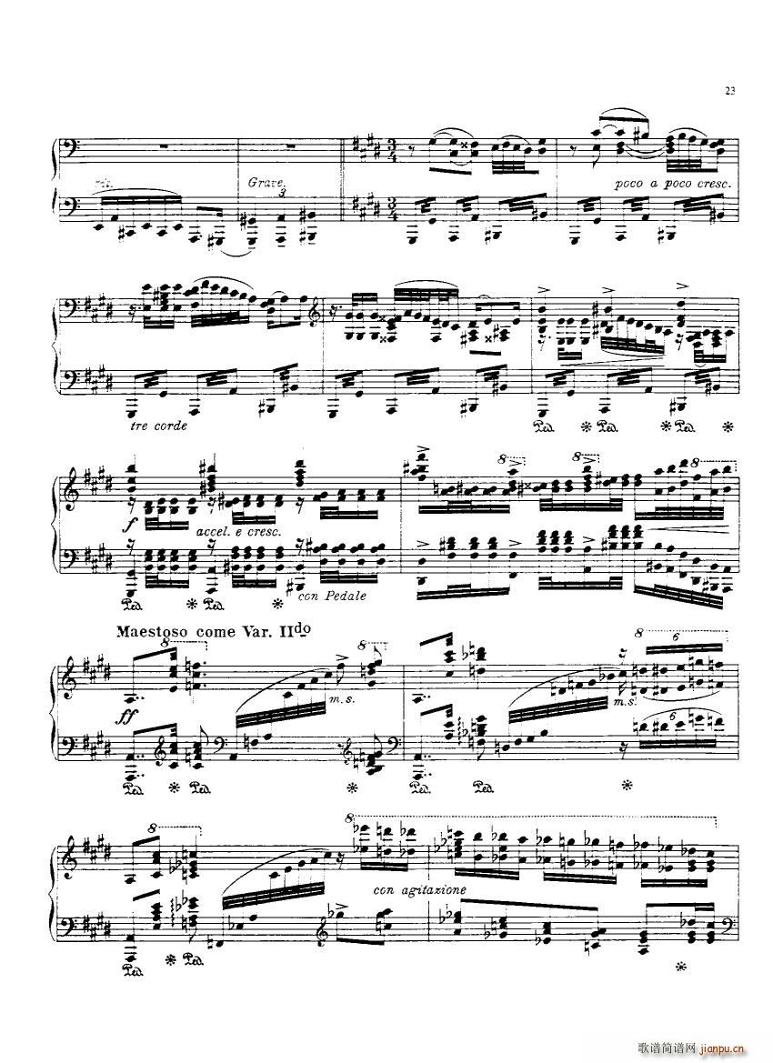 Beach Op 60 Variations on Balkan Themes(钢琴谱)23