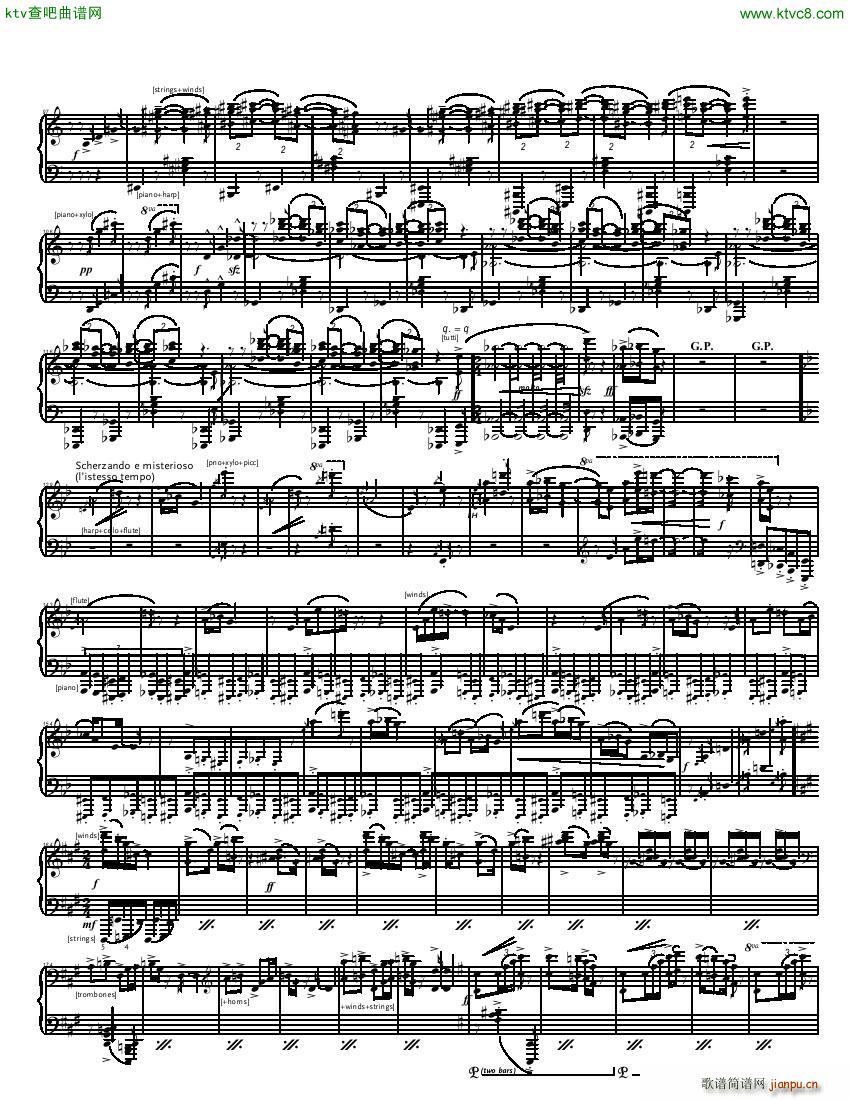 Bernstein Hawley Symphonic Dances from WSS(钢琴谱)5