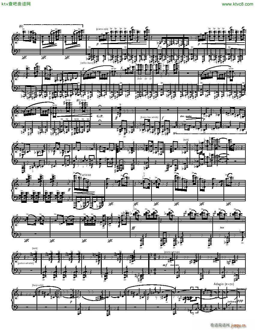 Bernstein Hawley Symphonic Dances from WSS(钢琴谱)7