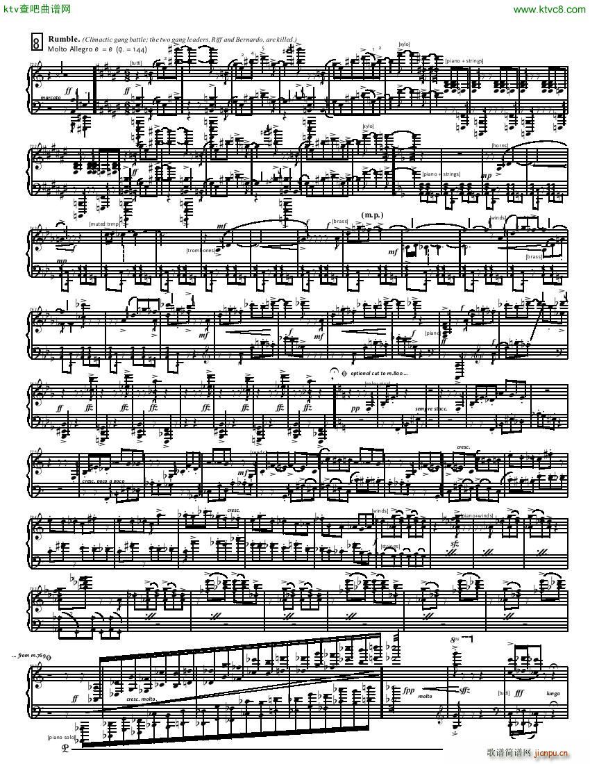 Bernstein Hawley Symphonic Dances from WSS(钢琴谱)23