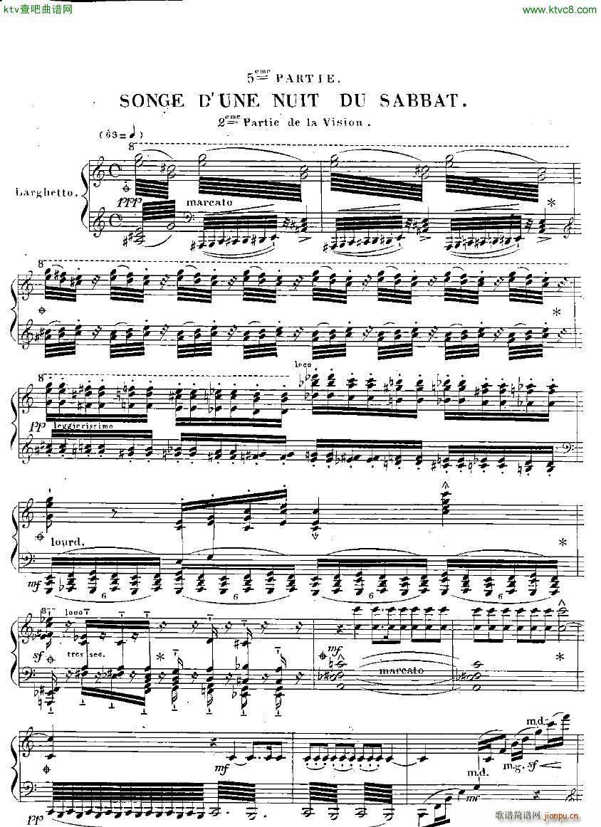 Berlioz Liszt Symphonie Phantastique 二(钢琴谱)11