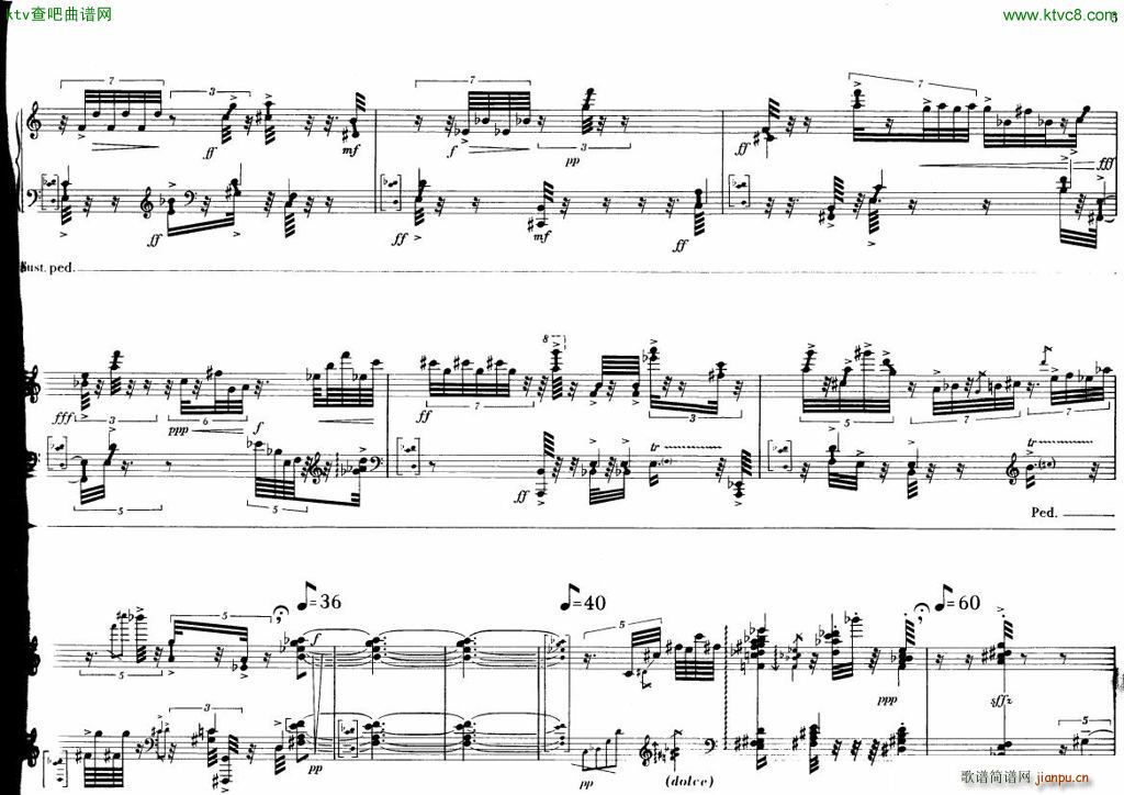 Berio Sequenza IV(钢琴谱)6