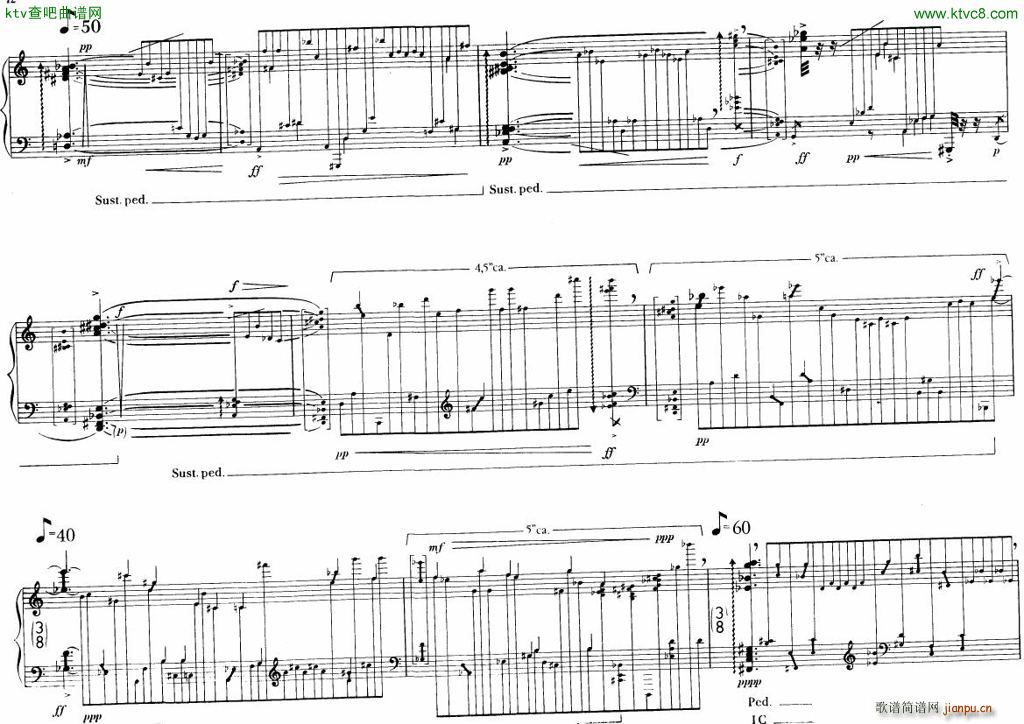 Berio Sequenza IV(钢琴谱)13