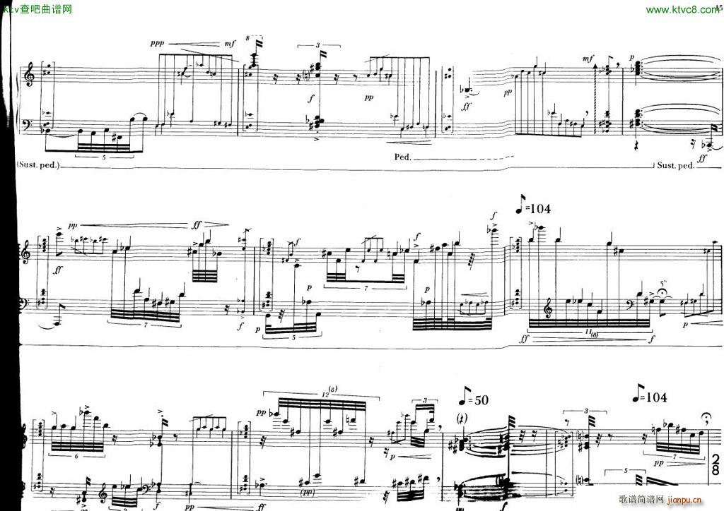 Berio Sequenza IV(钢琴谱)16
