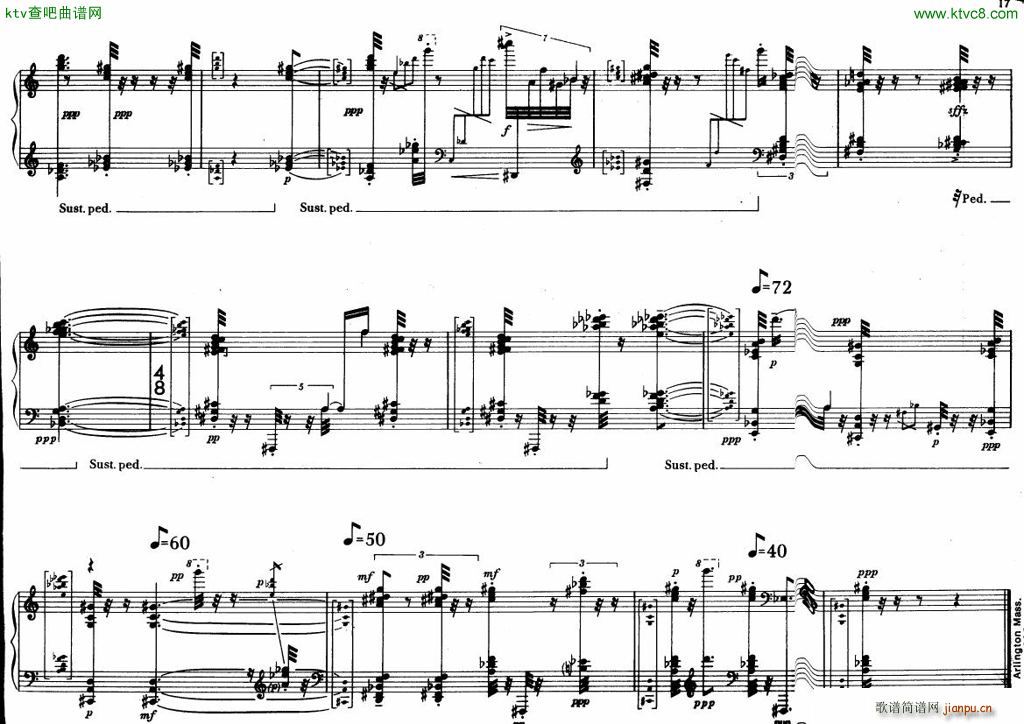Berio Sequenza IV(钢琴谱)18