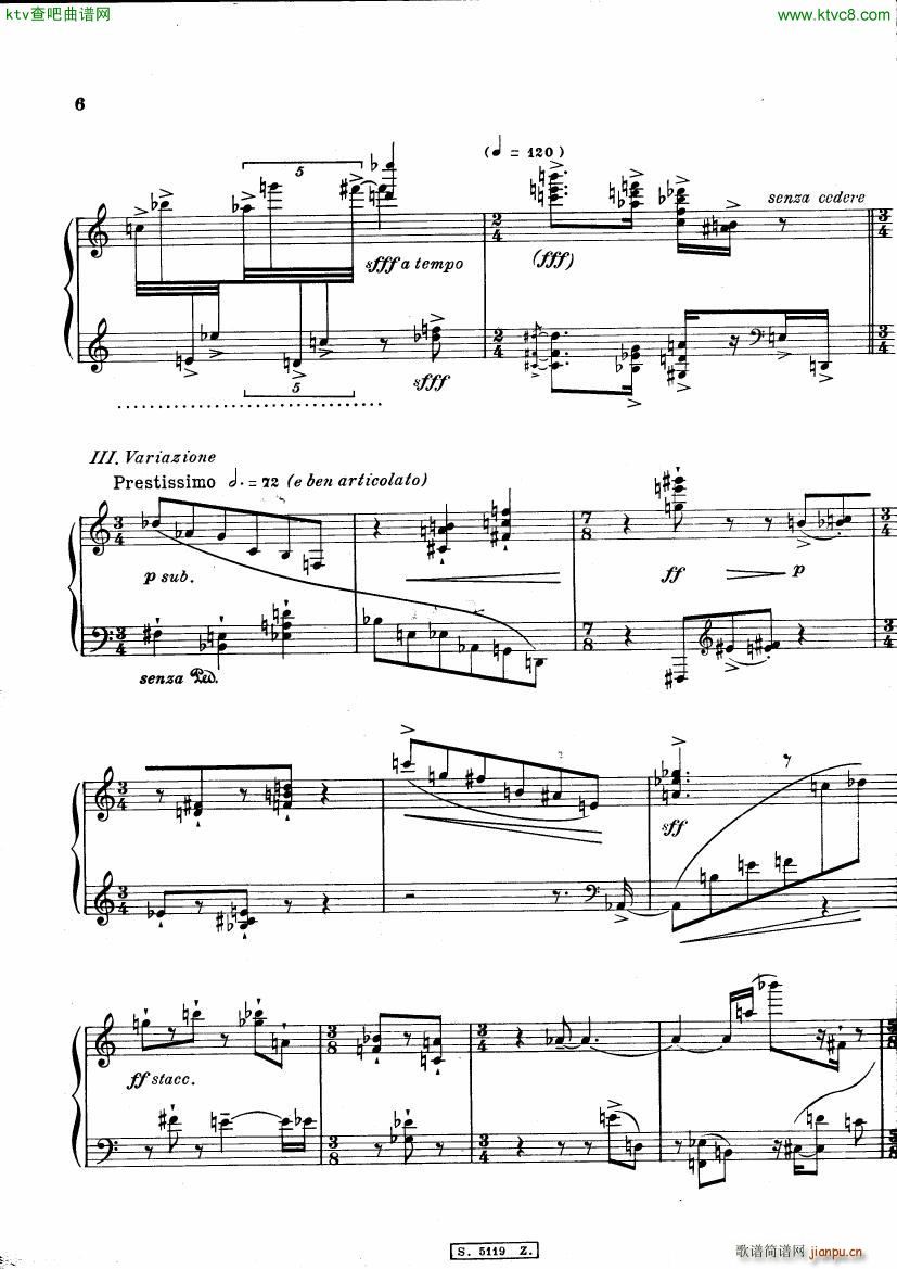 Berio Cinque Variazioni(钢琴谱)7
