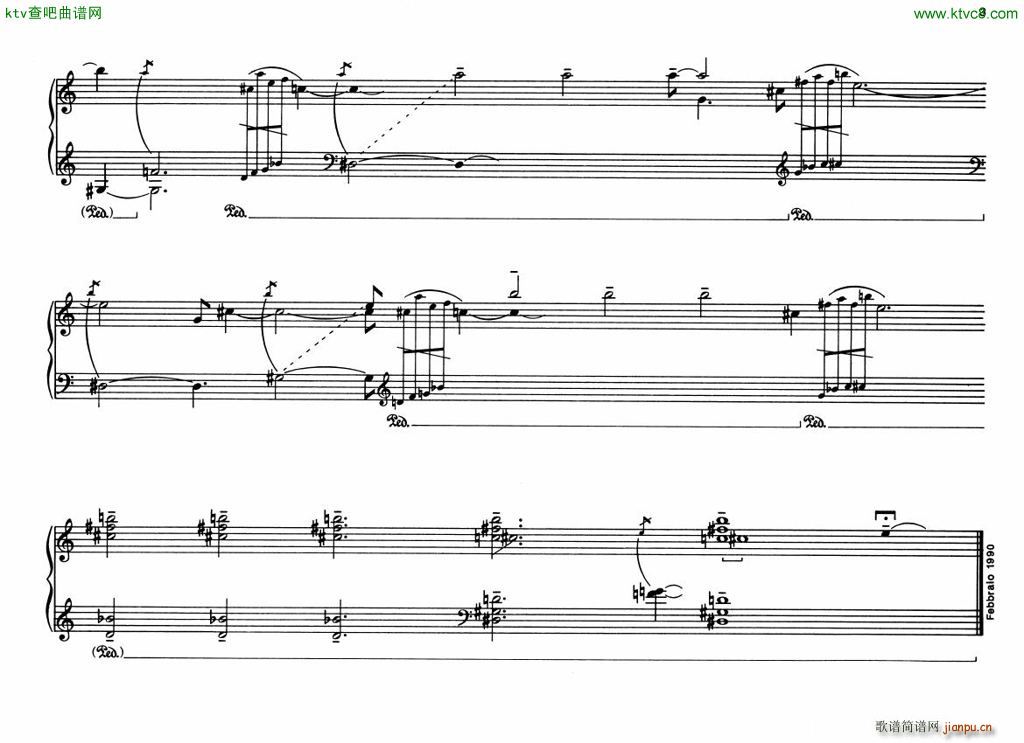 Berio 6 Encores for Piano(钢琴谱)3