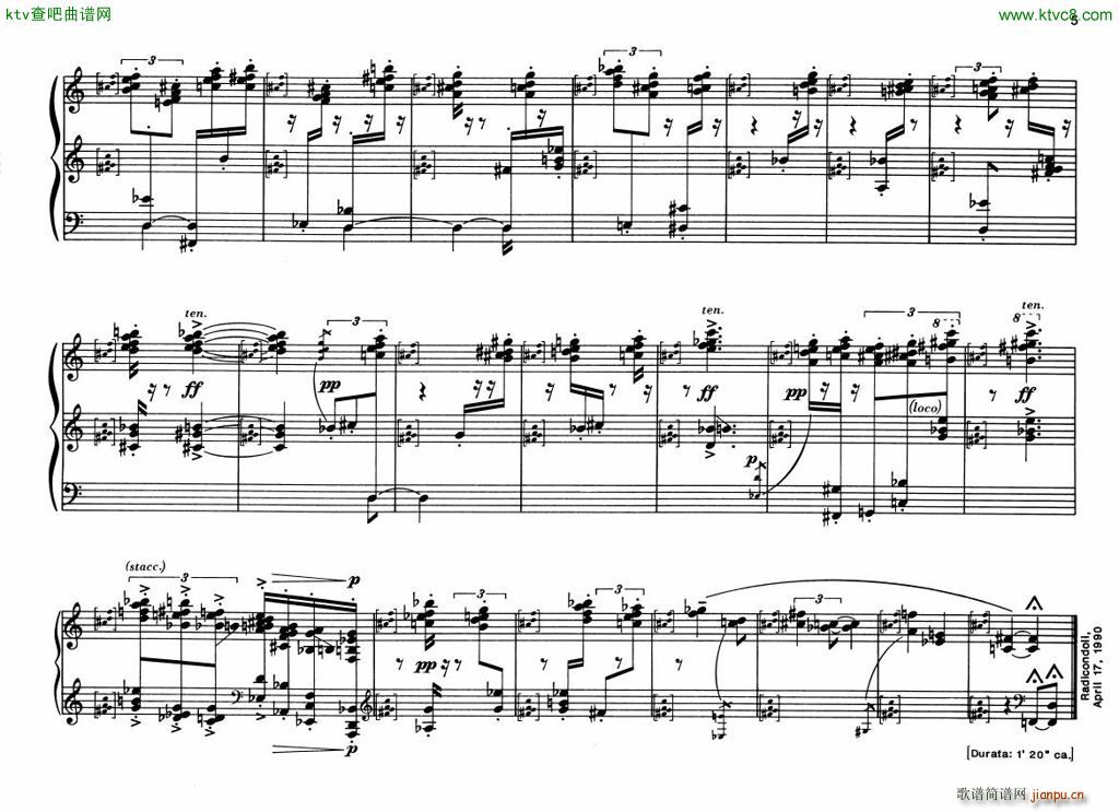 Berio 6 Encores for Piano(钢琴谱)5