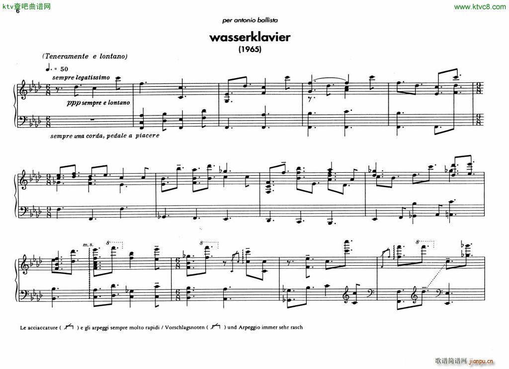 Berio 6 Encores for Piano(钢琴谱)6