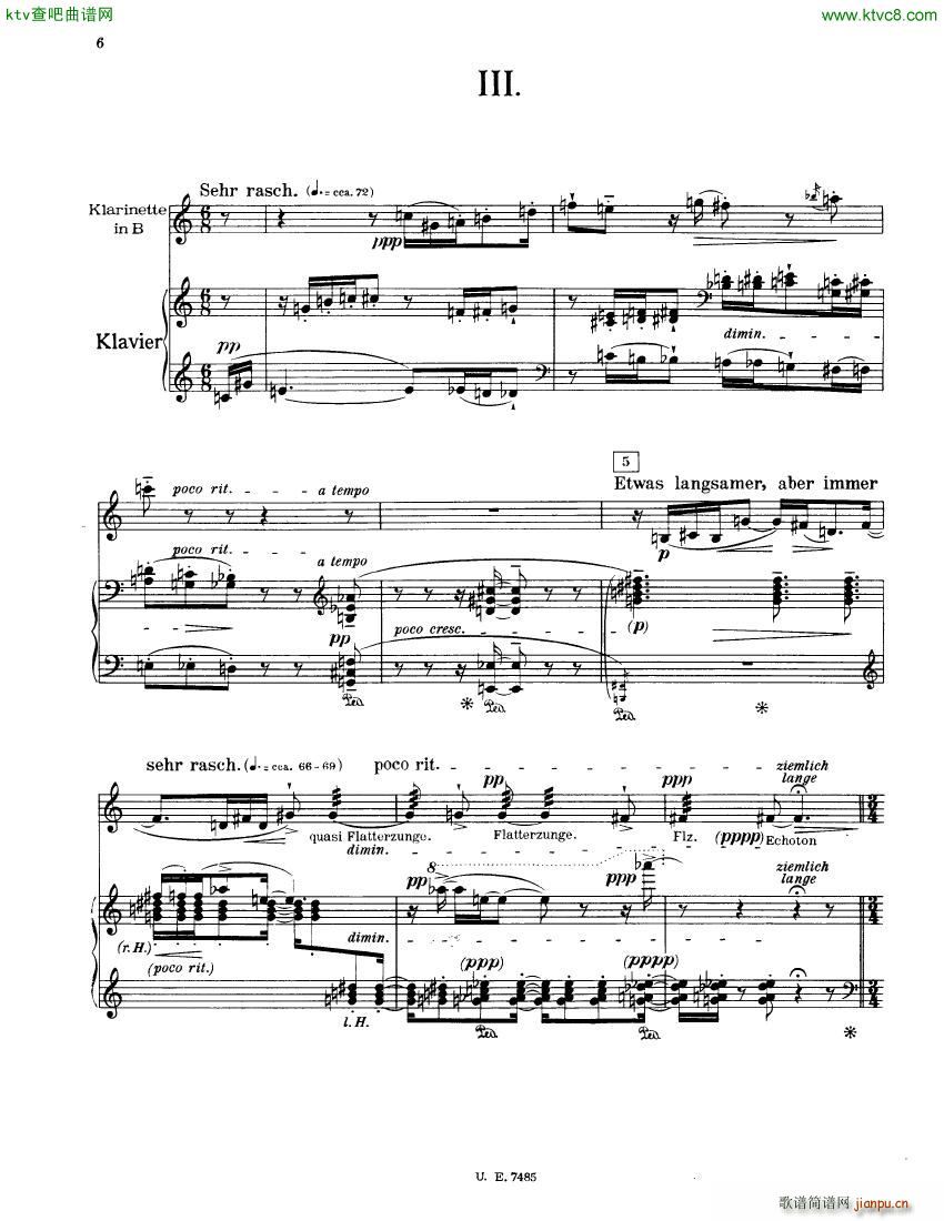 Berg op5 Vier Stücke für kl klavier(钢琴谱)7