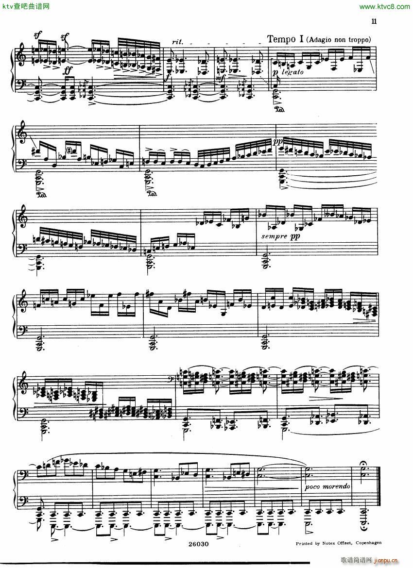 Bentzon op 10 Toccata(钢琴谱)9