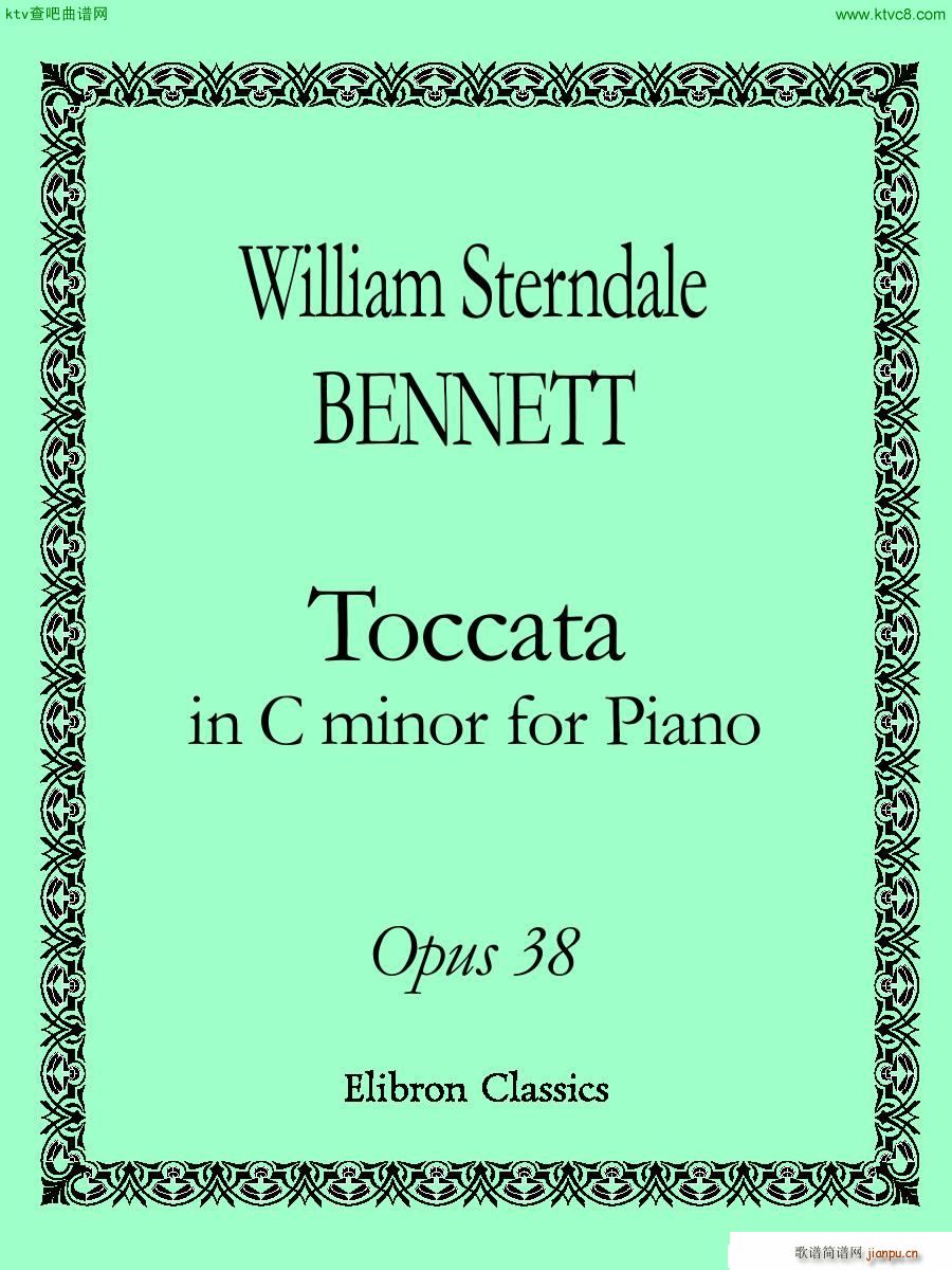 Bennett Toccata in C minor(钢琴谱)1