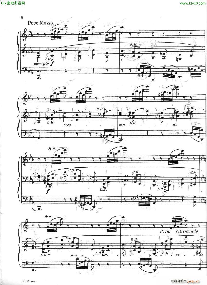 Benjamin Siciliana(钢琴谱)3