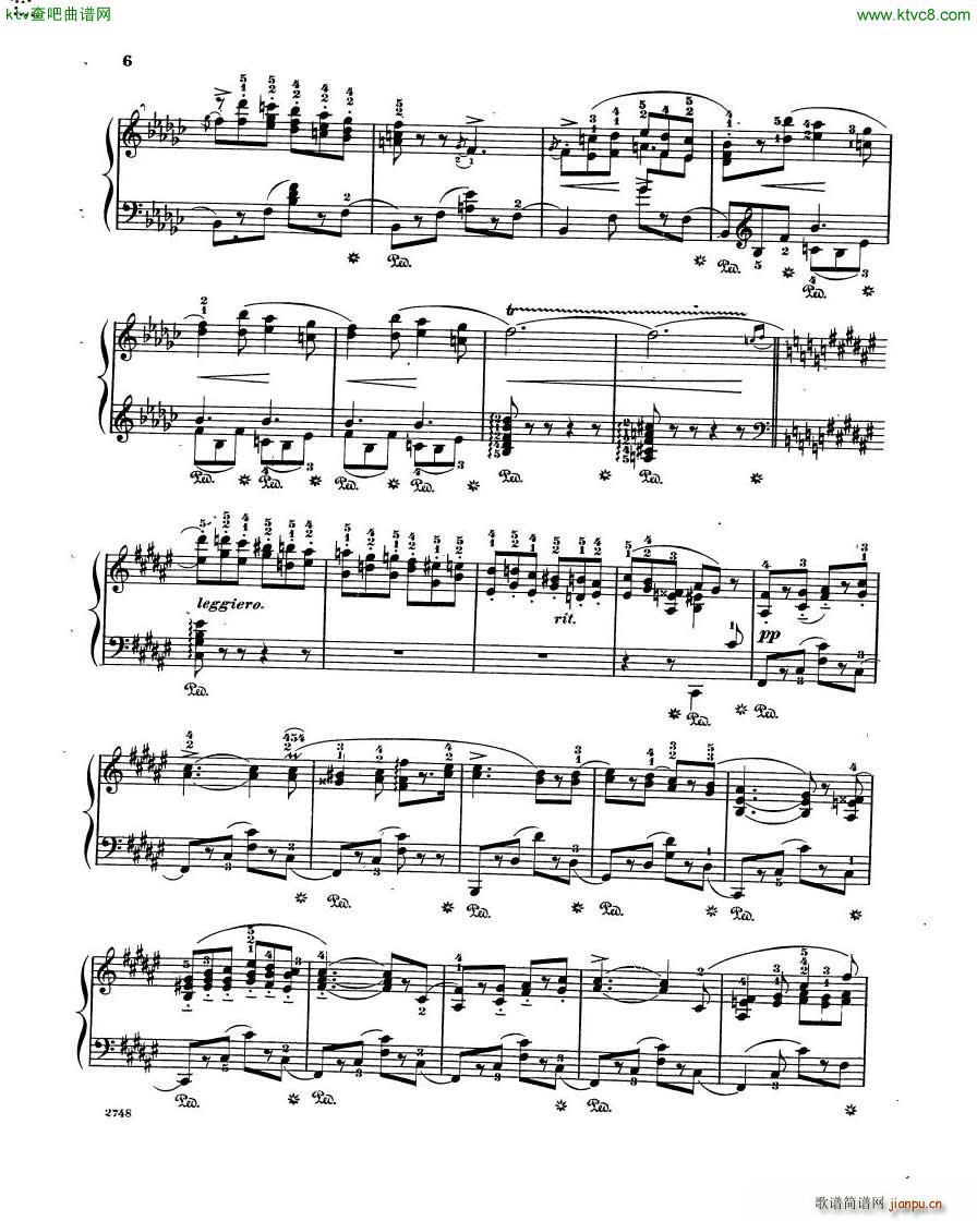 Bendel By Moonlight(钢琴谱)5