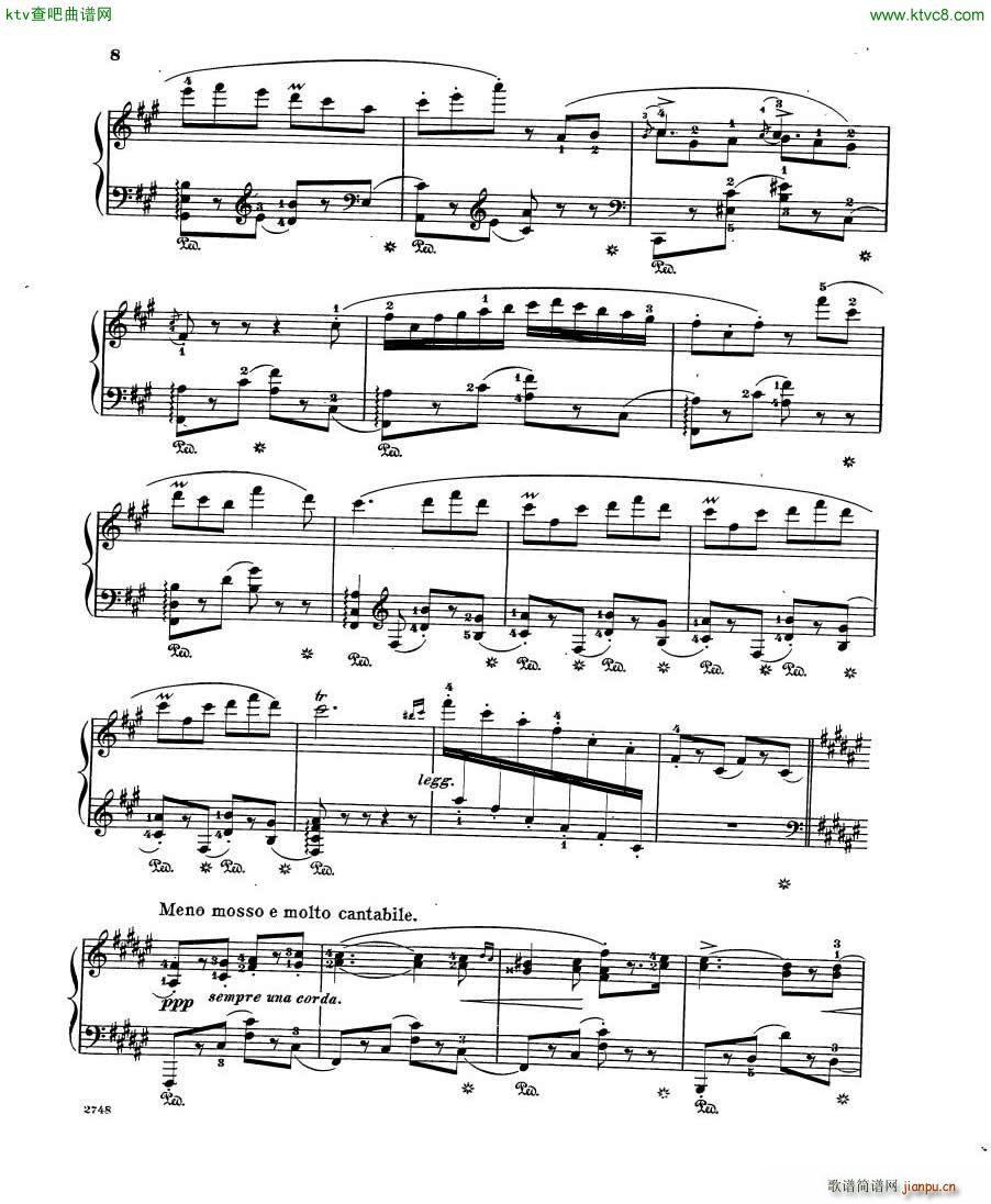 Bendel By Moonlight(钢琴谱)7