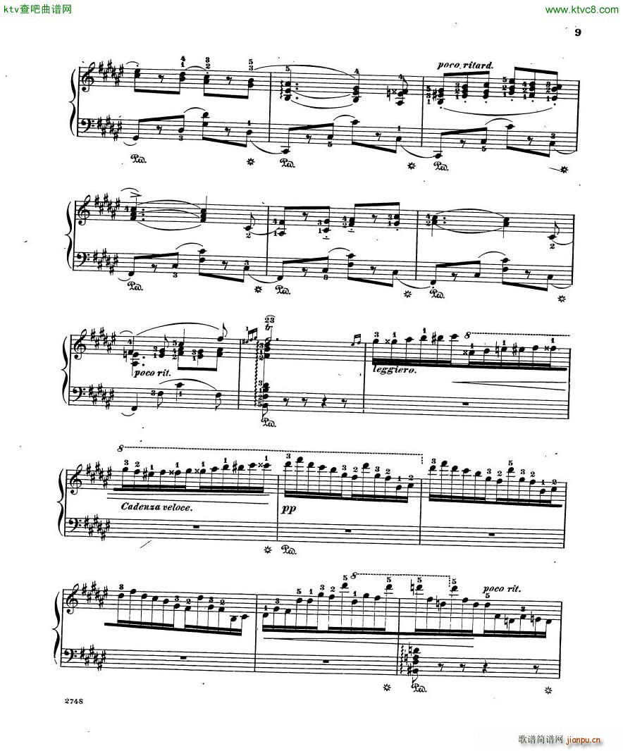 Bendel By Moonlight(钢琴谱)8