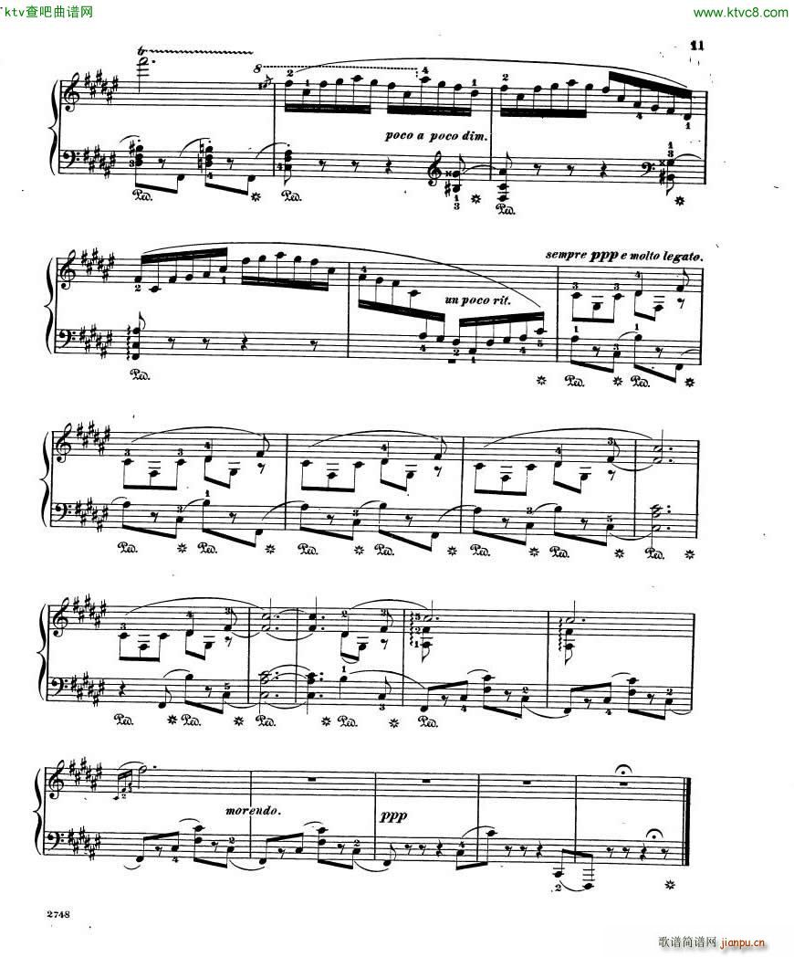 Bendel By Moonlight(钢琴谱)10