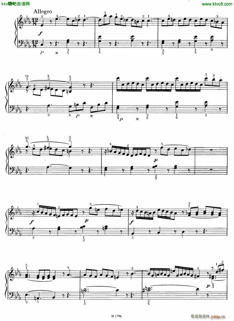 Benda 16 Sonatas 四(钢琴谱)5