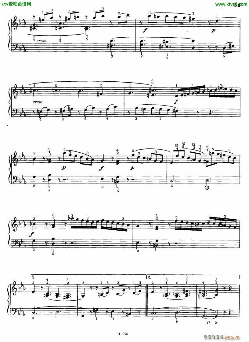 Benda 16 Sonatas 四(钢琴谱)6