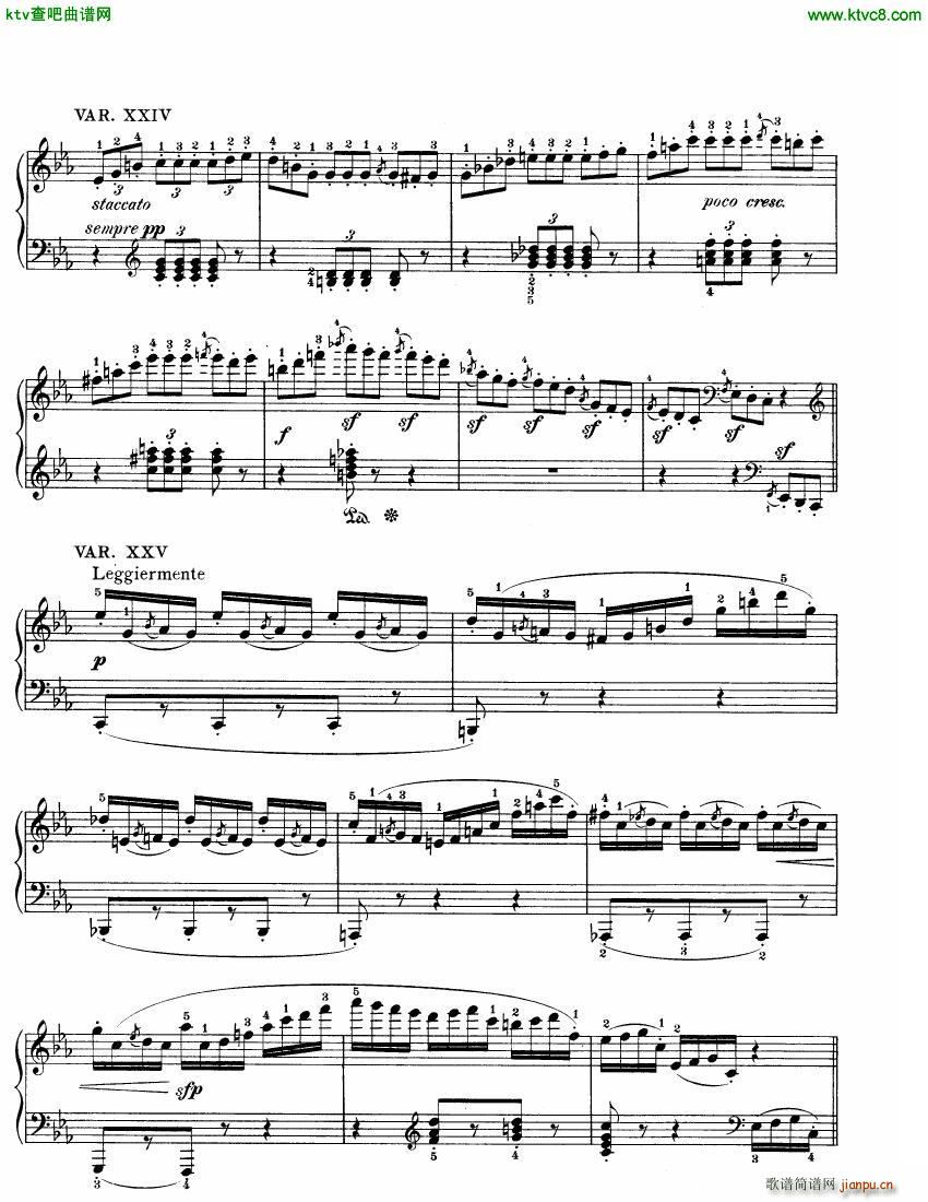 Beethoven WoO 80 32 Variations in C Minor(钢琴谱)13