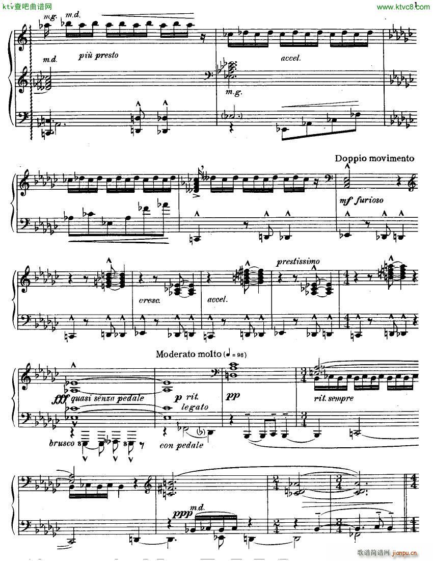 Blanchet Op 29 Premiere Ballade(钢琴谱)9