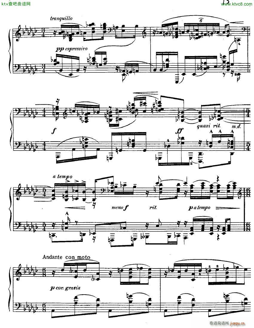 Blanchet Op 29 Premiere Ballade(钢琴谱)11