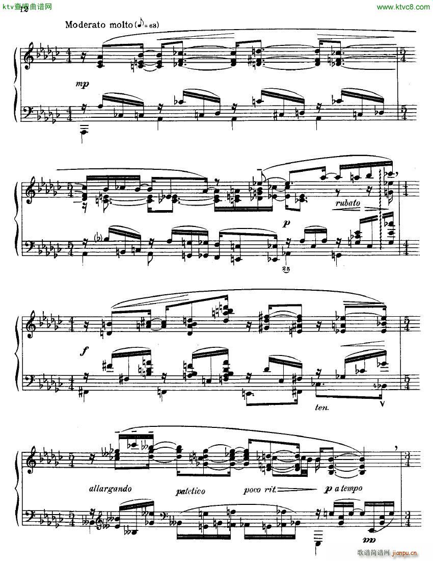 Blanchet Op 29 Premiere Ballade(钢琴谱)10