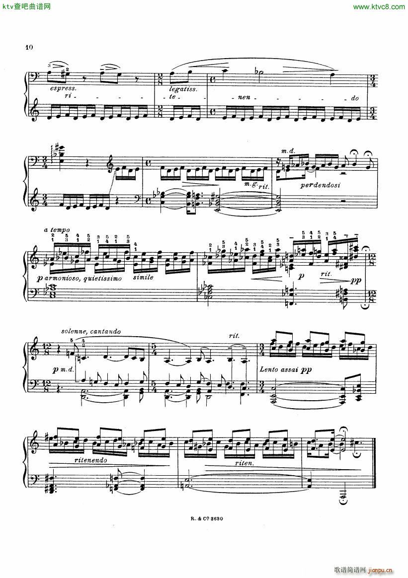 Blanchet Op 18 Turquie(钢琴谱)10