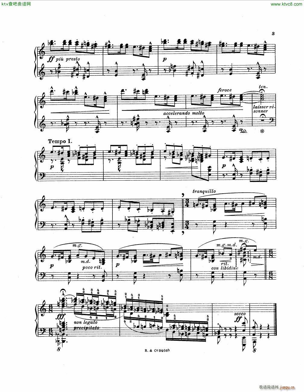 Blanchet Op 15 no 4 Scherzo(钢琴谱)5