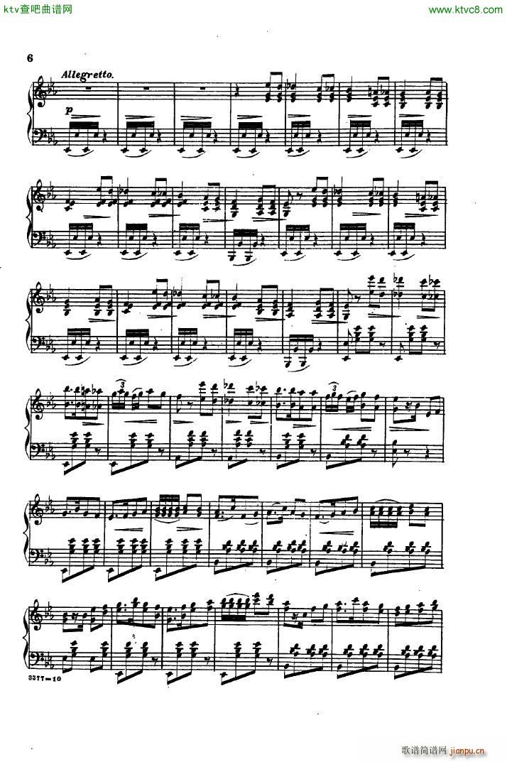 Bizet Blake Carmen Grande Potpourri de Concert(钢琴谱)5