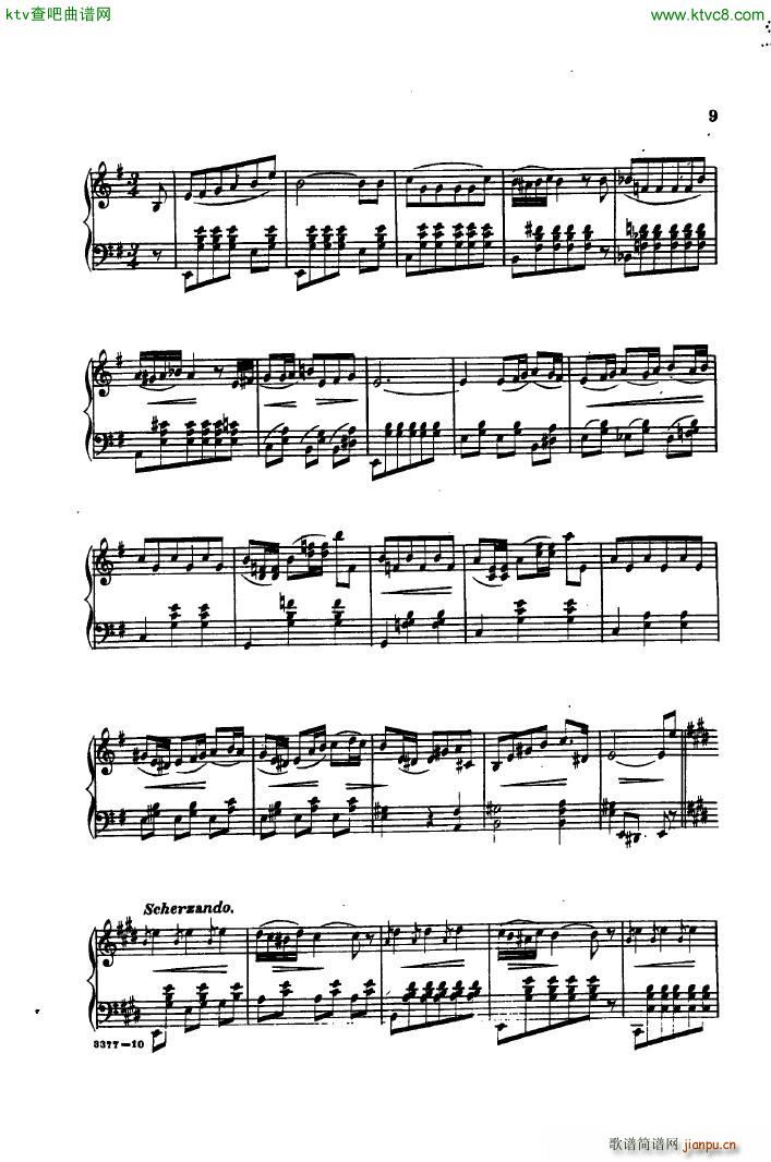 Bizet Blake Carmen Grande Potpourri de Concert(钢琴谱)8