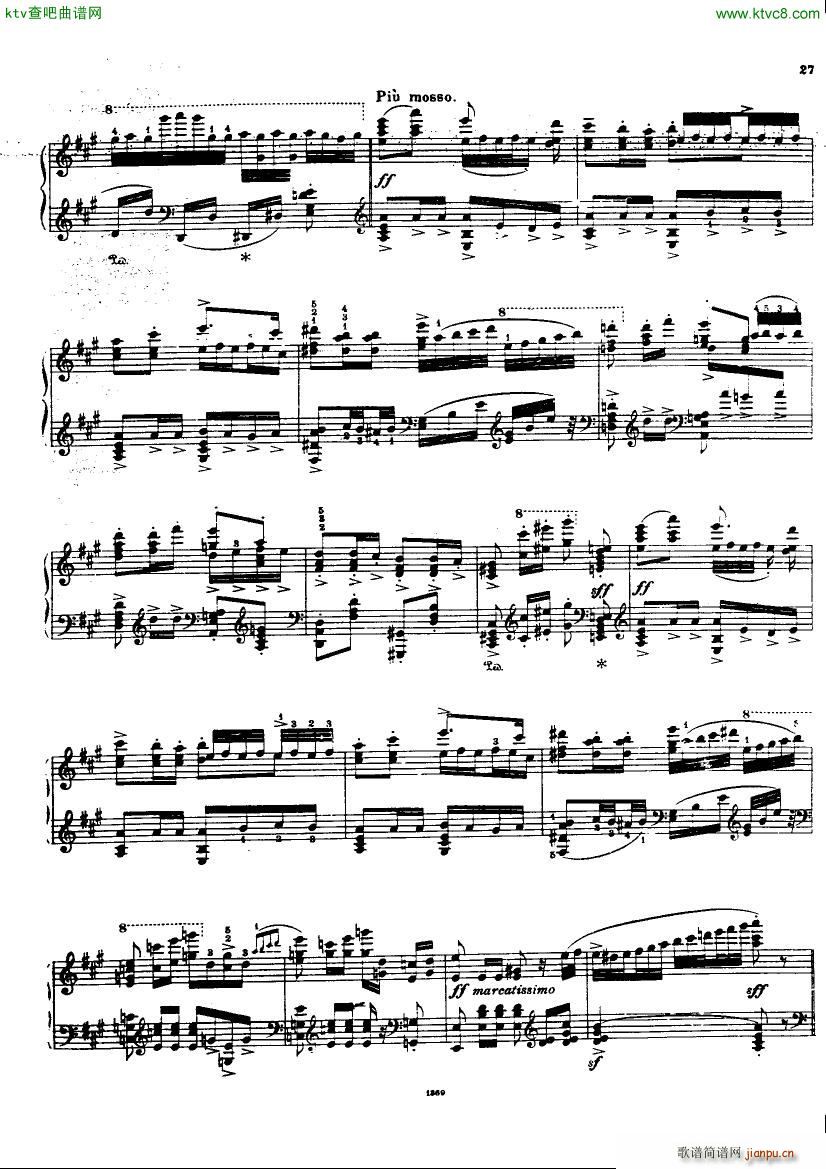 Bizet Weiss Carmen fantasie(钢琴谱)25