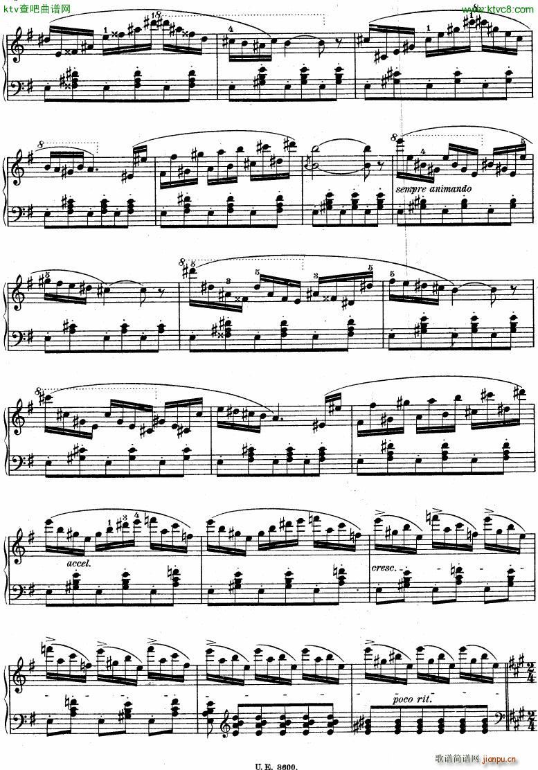 Bizet Fruhling Carmen(钢琴谱)8