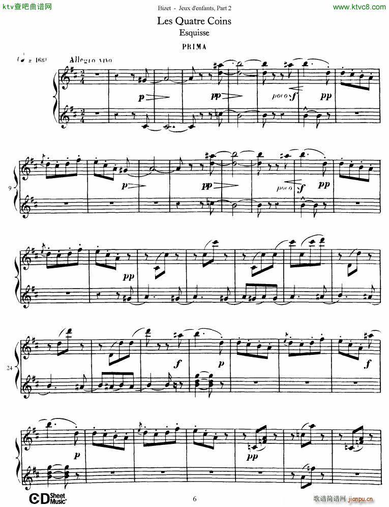 Bizet Jeaux d Enfants Part II(钢琴谱)7