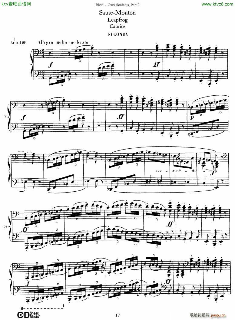 Bizet Jeaux d Enfants Part II(钢琴谱)18