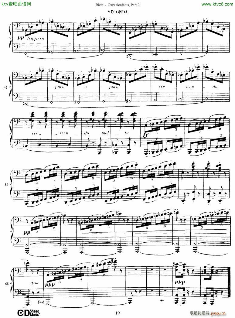 Bizet Jeaux d Enfants Part II(钢琴谱)20