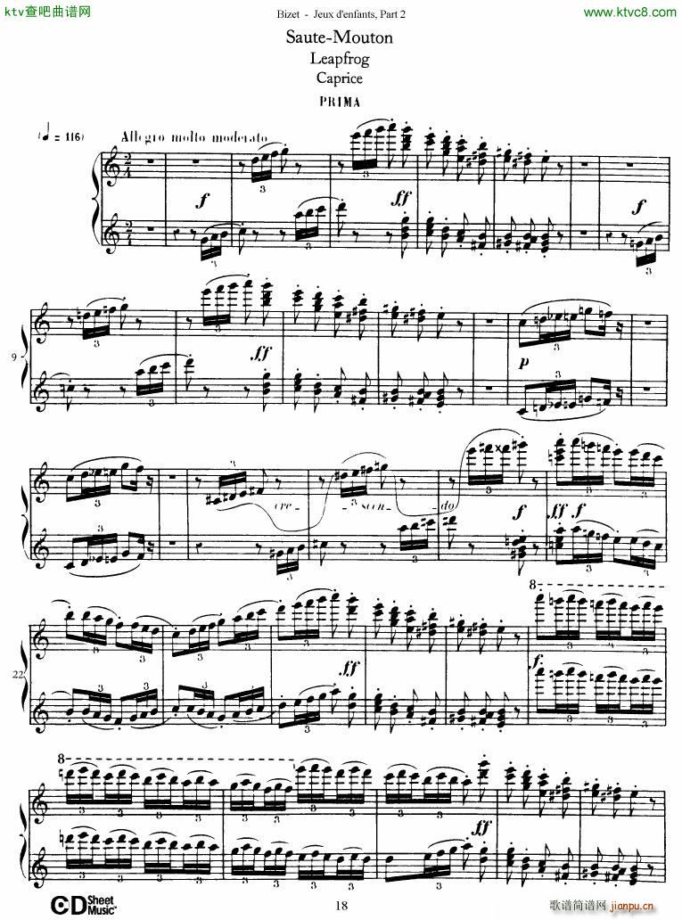 Bizet Jeaux d Enfants Part II(钢琴谱)19