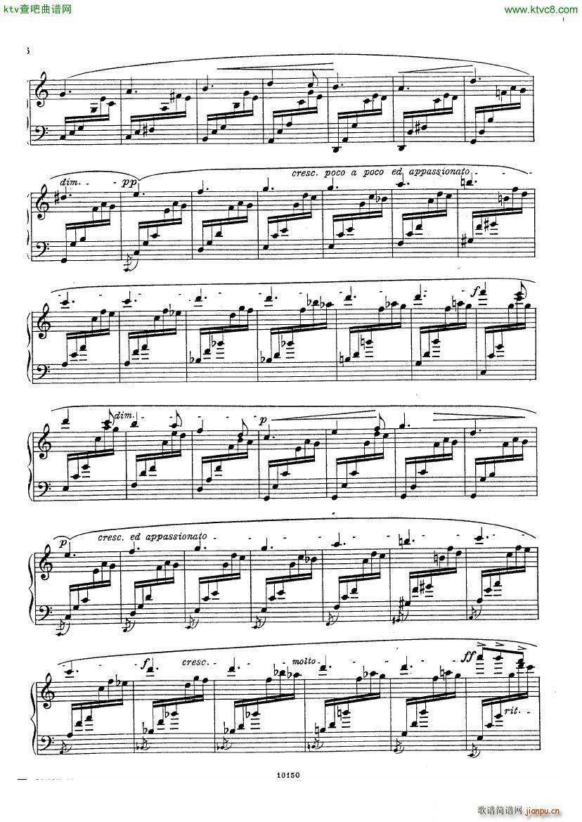 Bizet Chants du Rhin(钢琴谱)5