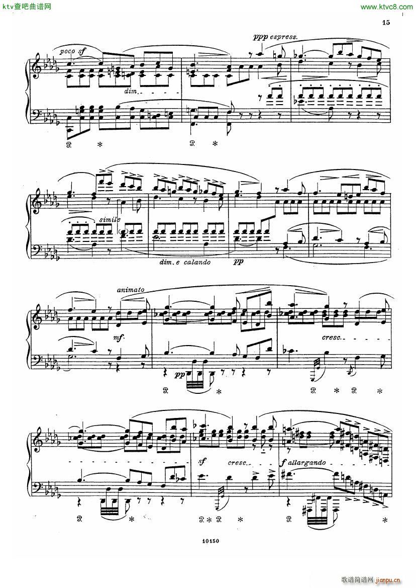 Bizet Chants du Rhin(钢琴谱)14