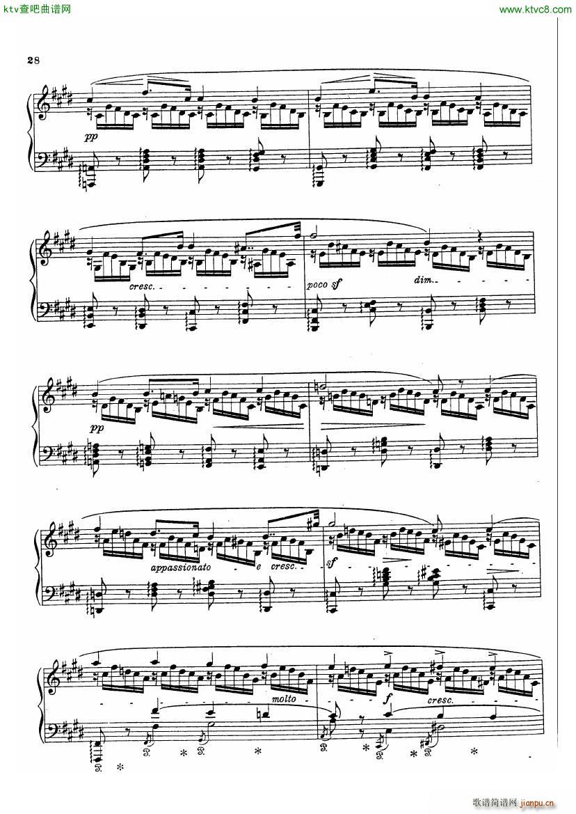 Bizet Chants du Rhin(钢琴谱)27